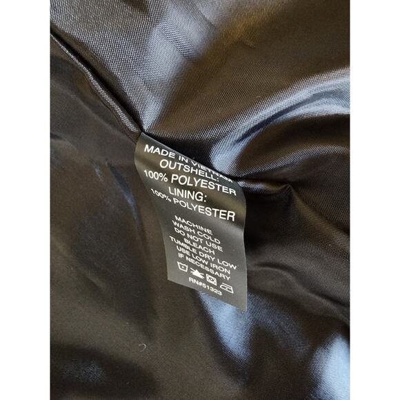 VINCE CAMUTO Women's Black White Diamond Print Blazer Jacket SZ 4 - Picture 8 of 9